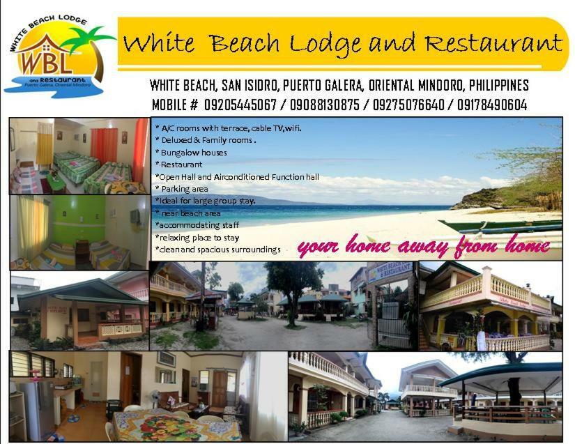 بويرتو غاليرا White Beach Lodge And Restaurant المظهر الخارجي الصورة